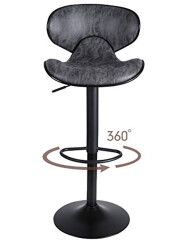 2x Barová židle Hawaj CL-2112-2 tmavě šedá