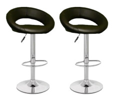 2x Barová židle Hawaj CL-3230 | hnědá