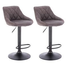 2x Barová židle Hawaj CL-3235 | tmavě šedá