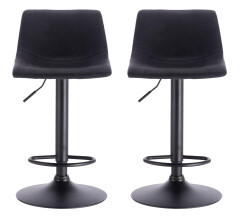 2 x Barová židle Hawaj CL-630-1 černá