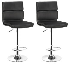 2x Barová židle Hawaj CL-7006-2 | černá