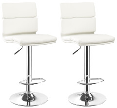 2x Barová židle Hawaj CL-7006-2 | bílá