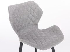 2 x Barová židle Hawaj CL-865-5 světle šedá