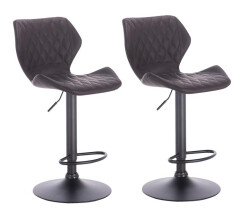 2 x Barová židle Hawaj CL-865 černá
