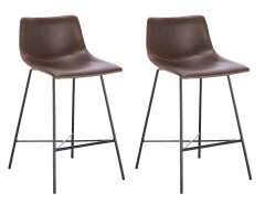 2 x Barová židle Hawaj CL-845-4 | hnědá