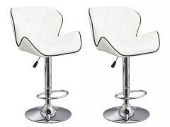 2x Barová židle Hawaj CL-3227 | bílá