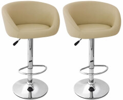 2x Barová židle Hawaj CL-7010 | krémová