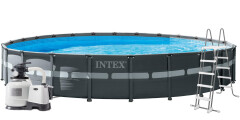 Bazén Intex Ultra Frame 6,10 x 1,22 m kompletset s pískovou filtrací 