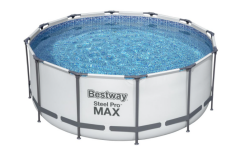 Bazén s kovovou konstrucí Bestway Steel Pro MAX 3,66 x 1,22 m kompletset