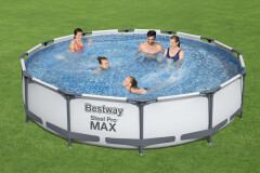 Bazén Bestway Steel Pro MAX 3,66 x 0,76 m s kartušovou filtrací (56416)