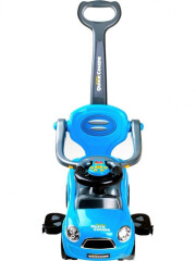 Dětské hrající jezdítko Bayo Super Coupe 3v1 modré