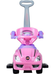 Dětské jezdítko Bayo Mega Car 3v1 růžové