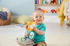 Fisher Price hebká senzorická knížka