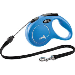 Vodítko Flexi Classic NEW M lanko 5 m modré 20 kg