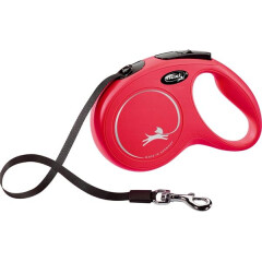 Vodítko Flexi Classic NEW M pásek 5 m červené 25 kg