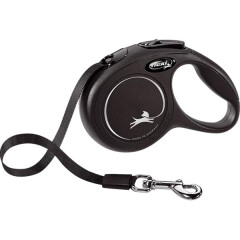 Vodítko Flexi Classic NEW XS pásek 3 m černé 12 kg
