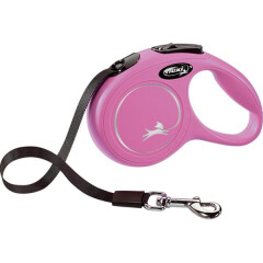 Vodítko Flexi Classic NEW XS pásek 3 m růžové 12 kg