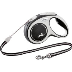 Vodítko Flexi New Comfort M lanko 5 m černé 20 kg