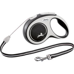 Vodítko Flexi New Comfort S lanko 8 m černé 12 kg