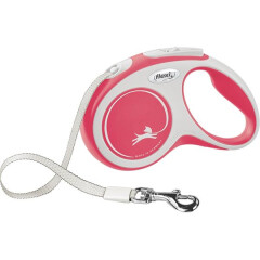 Vodítko Flexi New Comfort S pásek 5 m červené 15 kg