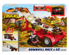 Hot Wheels Monster Trucks závod z kopce 2v1