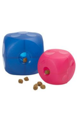 Hračka pes BUSTER Soft Mini Cube modrá 9 cm