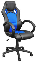 Kancelářská židle Hawaj MX Racer | modro-černá