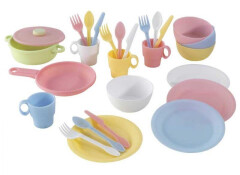 Kidkraft sada nádobí Pastel 27 ks
