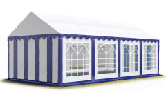 Párty stan Economy 4 x 8 m | modro-bílá