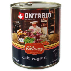 Konzerva ONTARIO Culinary Calf Ragout with Duck 800 g