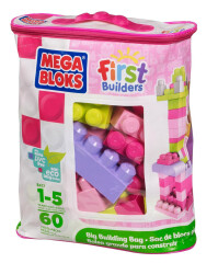 Mega Bloks Kostky v plastovém pytli pro holky