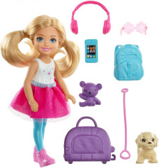 Mattel Barbie Chelsea cestovatelka