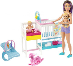 Mattel Barbie herní set dětský pokojík