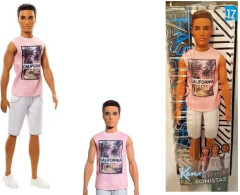 Mattel Barbie model ken | růžové tričko