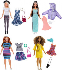 Mattel Barbie modelka s oblečky a doplňky | blondýnka s kloboukem