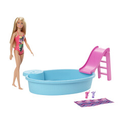 Mattel Barbie panenka a bazén