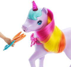 Mattel Barbie Princezna a duhový jednorožec herní set