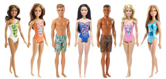 Mattel Barbie v plavkách | tyrkysové plavky