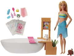 Mattel Barbie Wellness panenka v lázních herní set