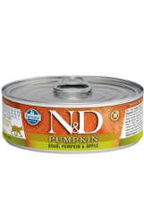 N&D CAT PUMPKIN Adult Boar & Apple 80g
