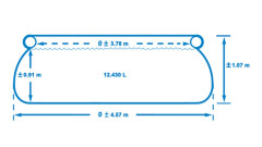 Bazén Intex Easy Set 4,57 x 1,07 m bez filtrace