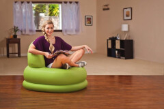 Nafukovací křeslo Intex Mode Chair zelené