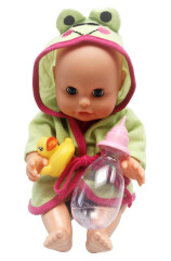 Panenka Bambolina s kachničkou a kojeneckou lahvičkou 33 cm