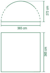 Party stan Coleman FastPitch Shelter L