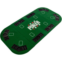 Pokerová podložka pro 8 hráčů | zelená