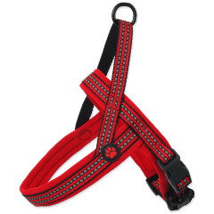 Postroj ACTIVE DOG Neoprene červený 