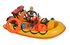 Požárník Sam Záchranný člun Neptun 20 cm s figurkou