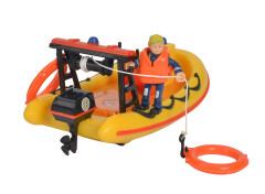 Požárník Sam Záchranný člun Neptun 20 cm s figurkou