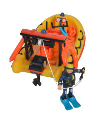 Požárník Sam Záchranný člun Neptun 20 cm s figurkou