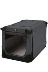 Přepravka MAELSON pro psy nylon 92x64x64 cm | černá